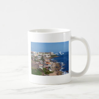 Old San Juan, Puerto Rico Coastline Coffee Mug