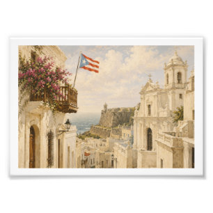 Old San Juan Puerto Rico El Morro Fortress Photo Print