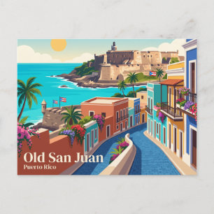 Old San Juan Puerto Rico Postcard