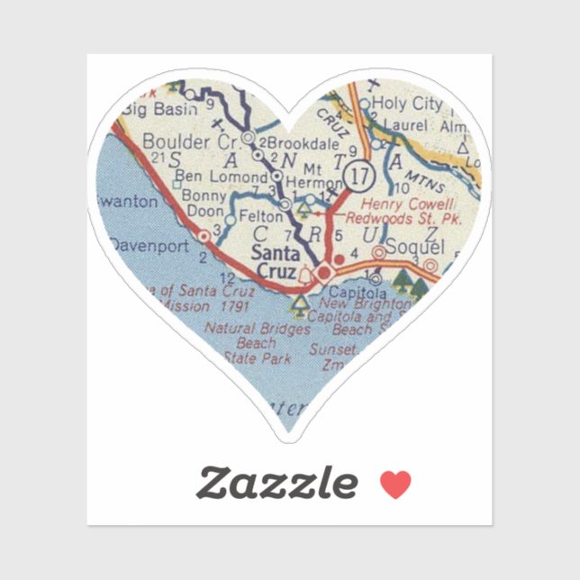 Old Santa Cruz Map (Sheet)