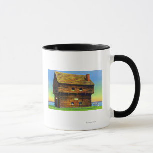 Old Saratoga Battlefield Blockhouse Exterior Mug