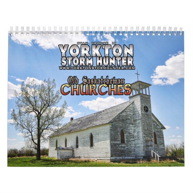 Old Saskatchewan Churches  Calendar (Cover)