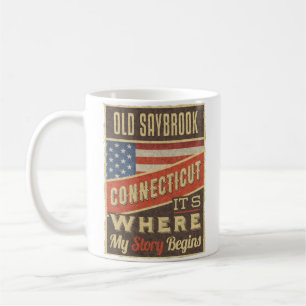 Old Saybrook Connecticut Coffee Mug