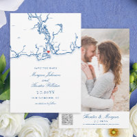 Old Saybrook CT Map Wedding QR code