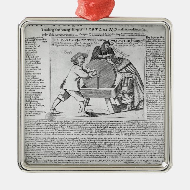 Old Sayings and Predictions Metal Tree Decoration (Front)