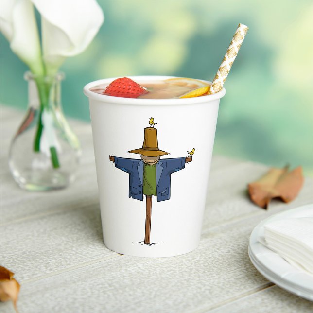 Old Scarecrow Paper Cups (Creator Uploaded)