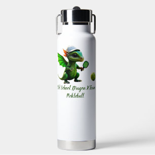 Old Schook Dragon X Pickleball Team Kids Water Bottle