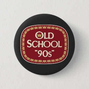 Old School 90s Malt Liquor 40oz Label Design 6 Cm Round Badge