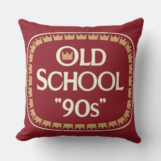 Old School 90s Malt Liquor 40oz Label Design Cushion