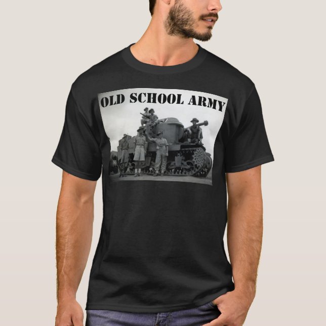 Old School Army T-Shirt (Front)