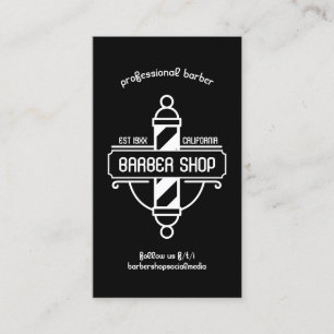 Old School Barber Appointments Business Card
