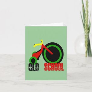 Old School Big Wheel Thank you Card