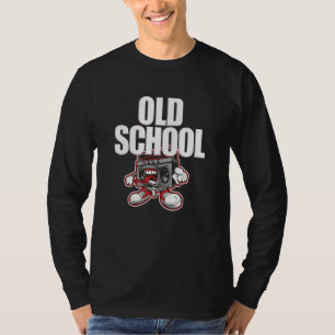 Old School Boom Box 80's 90's Hip Hop Retro T-Shirt