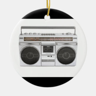 Old School Boombox Radio Ceramic Tree Decoration