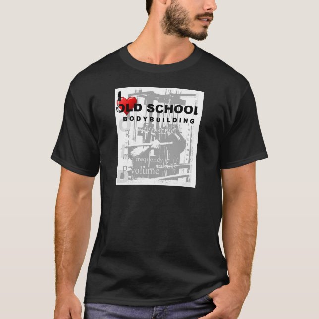 Old school budybuilding sport pop art T-Shirt (Front)