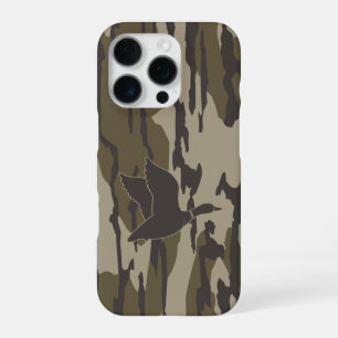 Old School Camo Duck Hunting Bottomland Camo iPhone 16 Pro Case