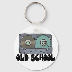 old school cassette tape key ring