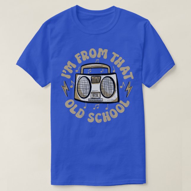 Old School Cassette Tape Recorder 1 T-Shirt (Design Front)