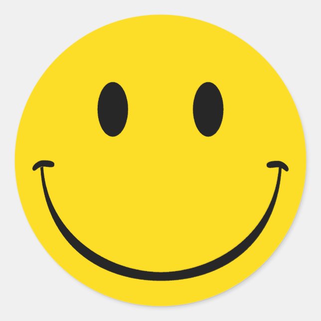 Old School Classic Round Sticker (Front)