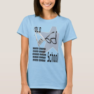 Old School Computer Geek Tunic T-shirt