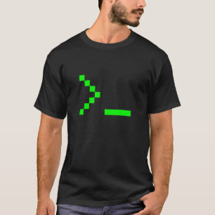 Old School Computer Text Input Prompt T-Shirt