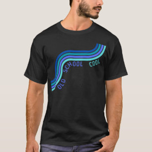 'Old School Cool' men's retro design T-shirt
