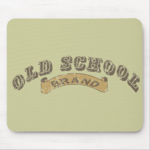 Old School - distressed Mouse Mat