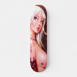 Old School Dragon Girl XIII Deck Skateboard