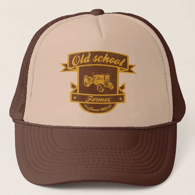 Old school farmer trucker hat (Front)