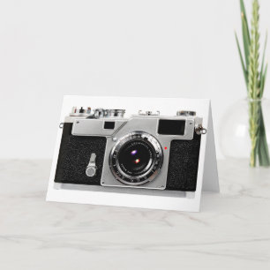 Old School Film Camera Card