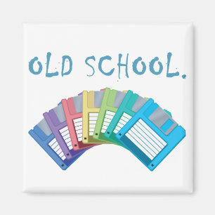 old school floppy discs magnet