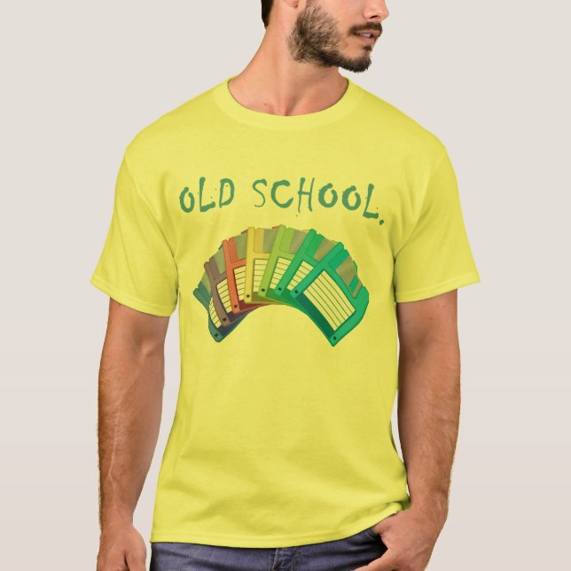 old school floppy discs T-Shirt (Front)