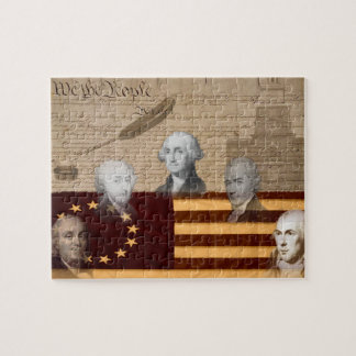 OLD SCHOOL FOUNDING FATHERS JIGSAW PUZZLE