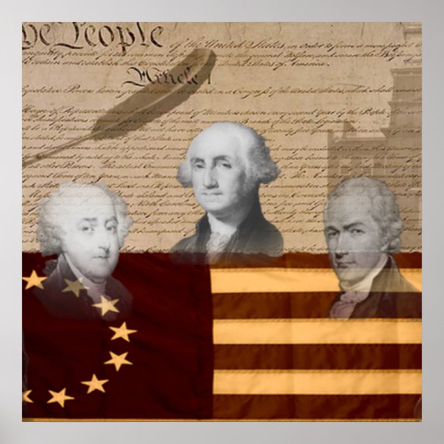 OLD SCHOOL FOUNDING FATHERS POSTER (Front)