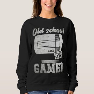 Old School Gamer Arcade Nerd Quote Console Hobby A Sweatshirt