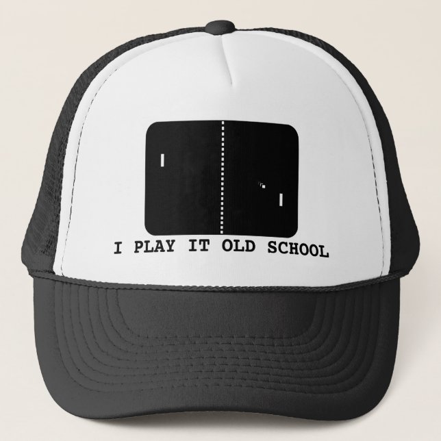 Old School Gamer Trucker Hat (Front)