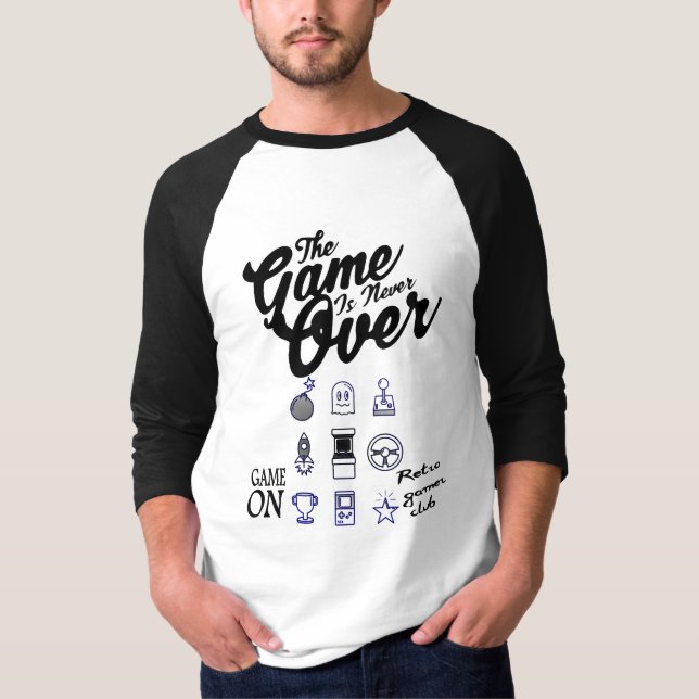 Old School Games T-Shirt (Front)