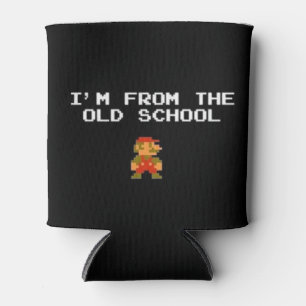 old school gaming can coozie