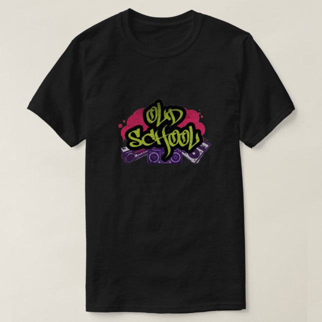 Old School Graffiti T-Shirt (Design Front)
