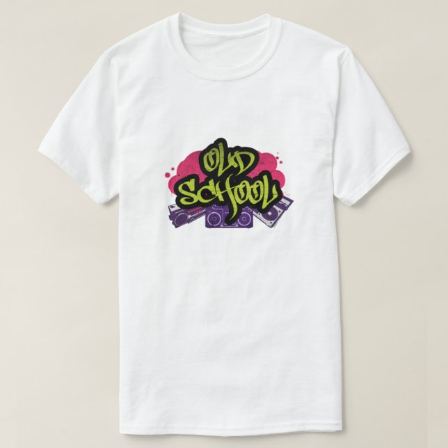 Old School Graffiti T-Shirt (Design Front)