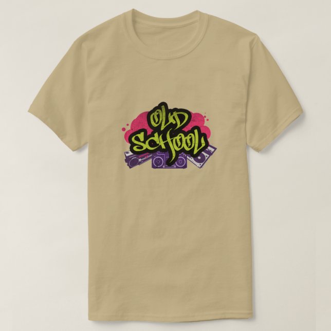 Old School Graffiti T-Shirt (Design Front)