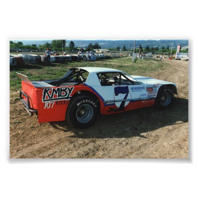 Old school Gregg Racing Photo Print (Front)