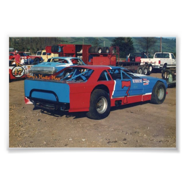 Old school Gregg Racing Photo Print (Front)