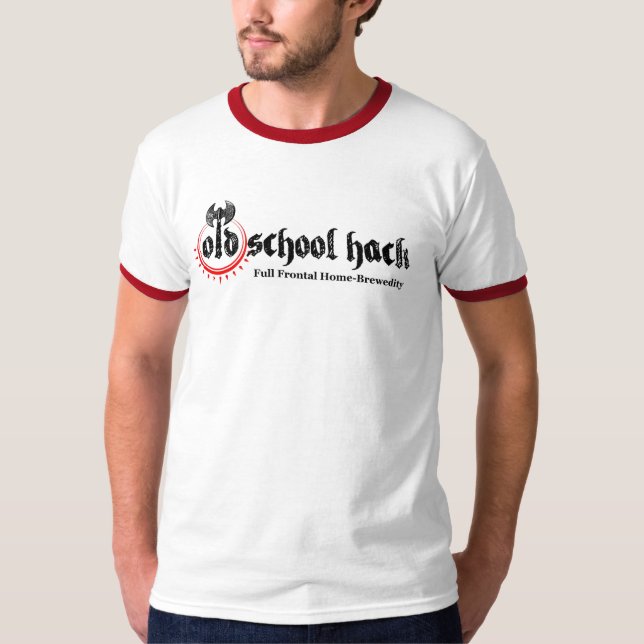 Old School Hack T-shirt (Front)