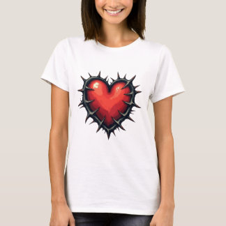 Old School Heart & Thorns Tattoo T-Shirt