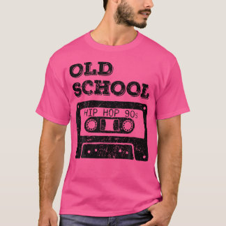 Old School Hip Hop Cassette Tape Rap Music Lovers T-Shirt