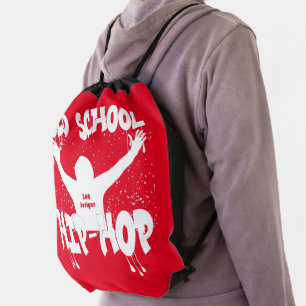 OLD SCHOOL HIP HOP funny music                     Drawstring Bag