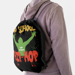 OLD SCHOOL HIP HOP funny music                     Drawstring Bag