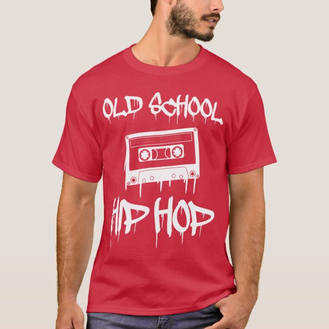Old School Hip Hop Rap 80s 90sape Gift gift T-Shirt (Front)