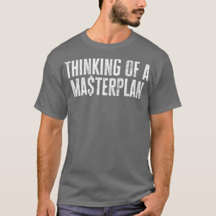 Old School Hip Hop Thinking of a Master Plan Rap L T-Shirt